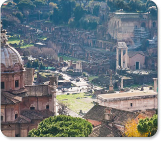 Der Heilige Bezirk in Rom