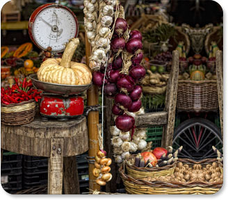 Der Campo de Fiori in Rom