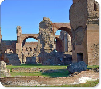 Die Caracalla Thermen in Rom
