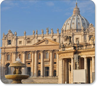 Der Petersdom in Rom