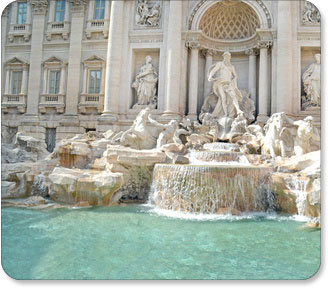 der Trevi Brunnen in Rom